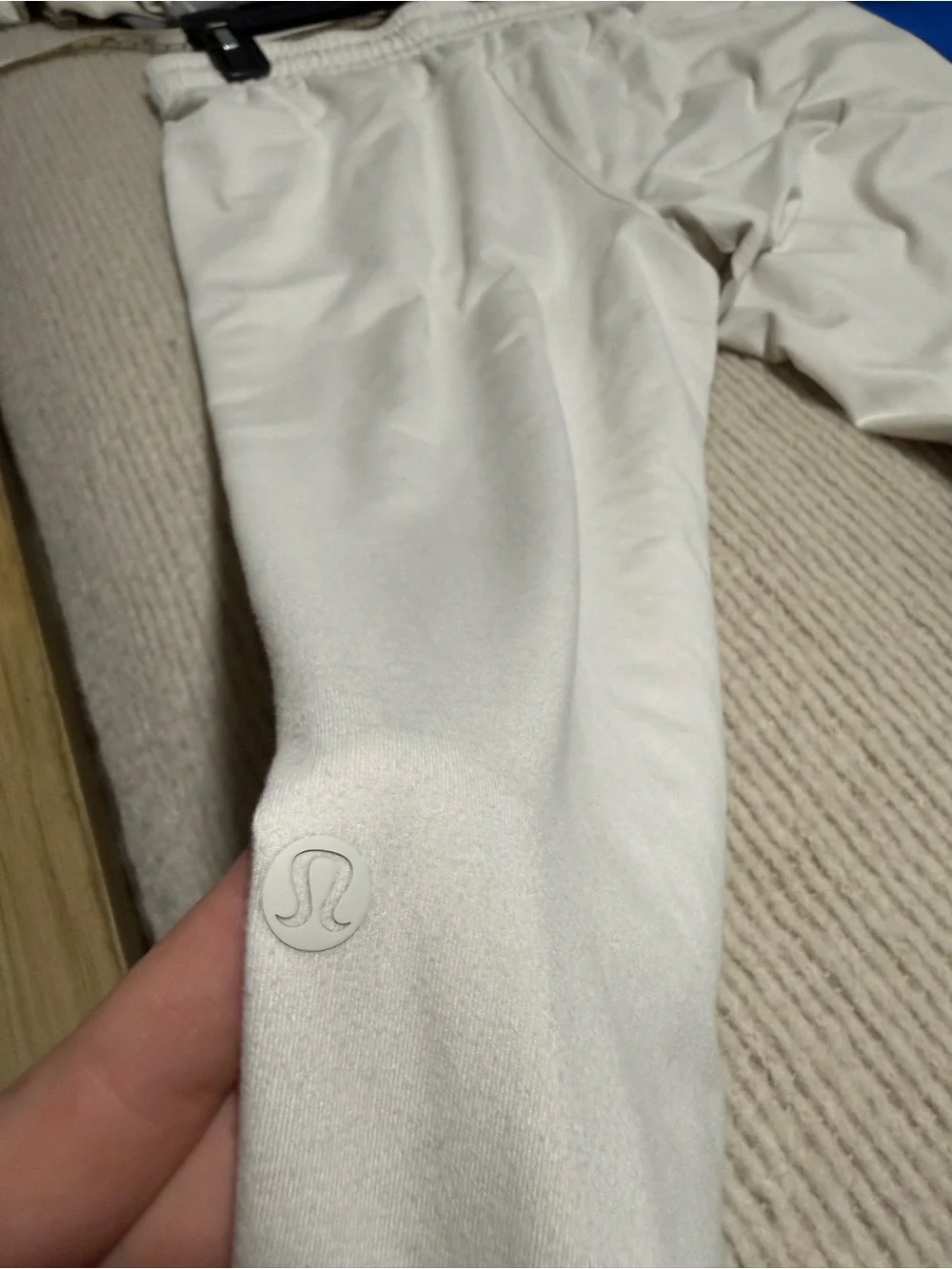 lululemon athletica Women's White Drawstring Jogger Pants